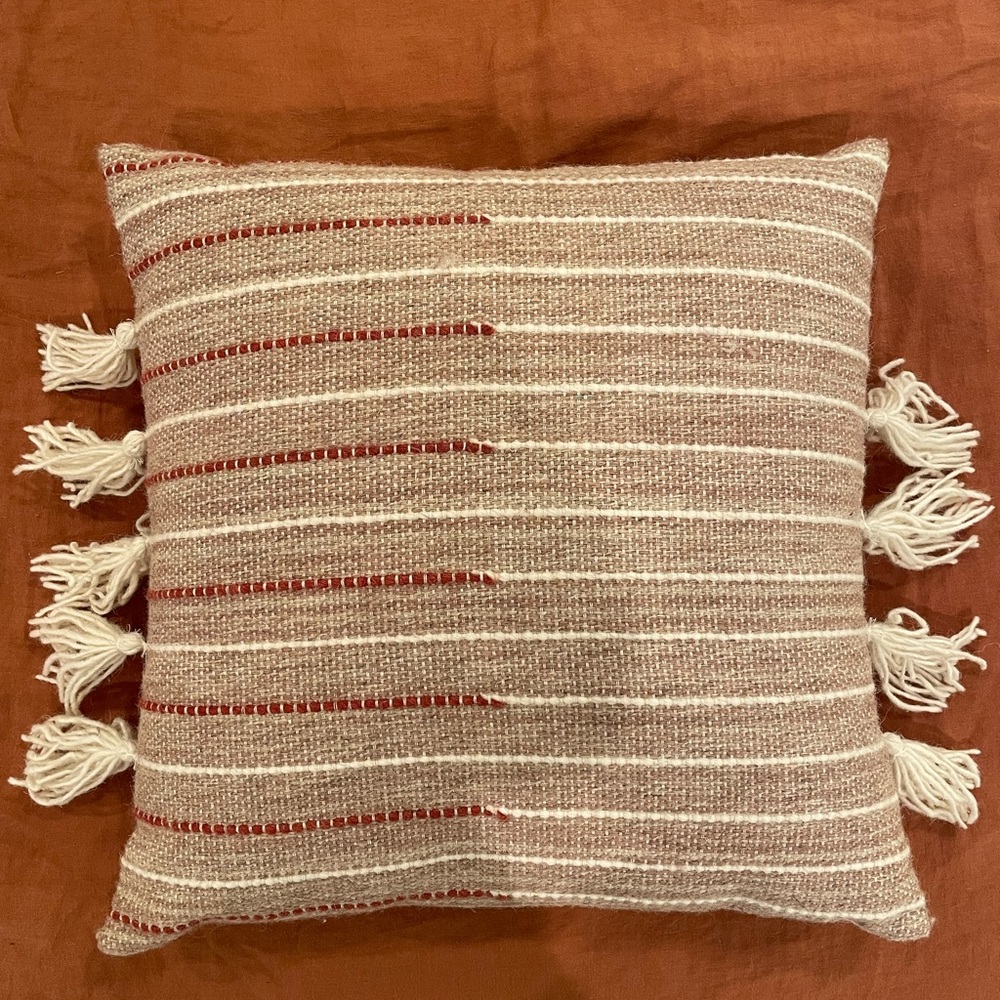 Magnolia Home + Loloi Wool Throw Pillow